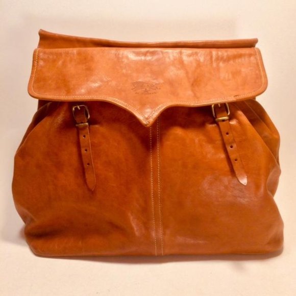 Il Bisonte Handbags - Il Bisonte Rucksack Cowhide Solid Leather  Bag